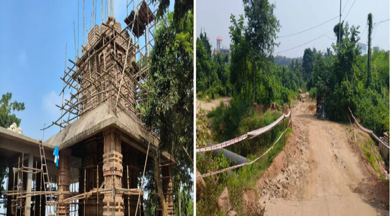  Shikhar Chandi Temple Project: ମନ୍ଥରଗତିରେ ଶିଖରଚଣ୍ଡୀ ମନ୍ଦିର ପ୍ରକଳ୍ପ: ଅର୍ଥାଭାବରୁ ଅଧୁରା, ପାହାଡ଼ ରାସ୍ତା ତାଡ଼ି ଦେଇ ସମସ୍ତେ ନିରବ