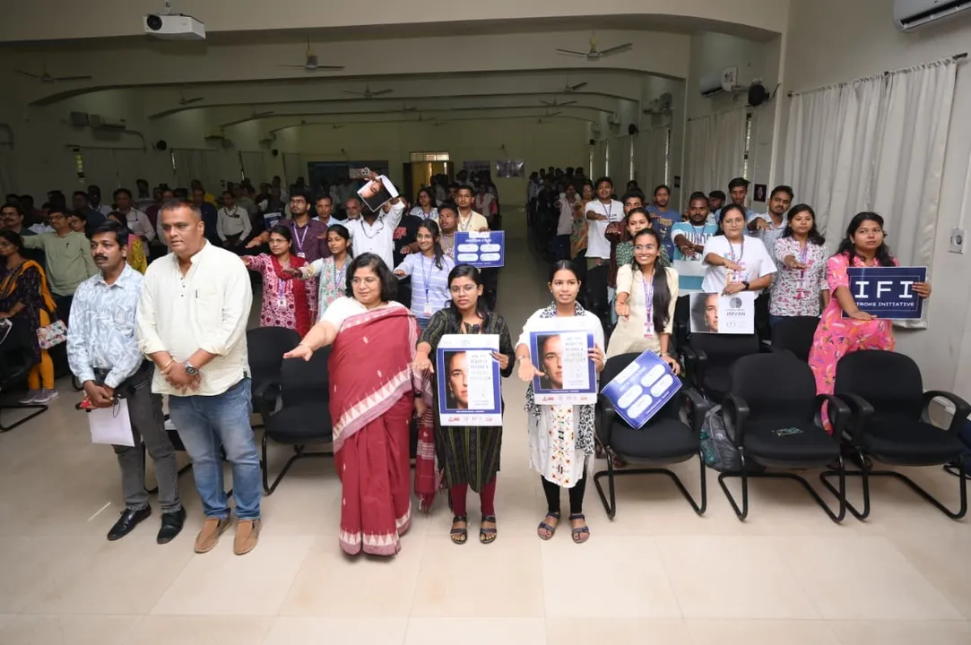  Spot Strok, Save Lives programme organized. Photograph: (sambad.in) 