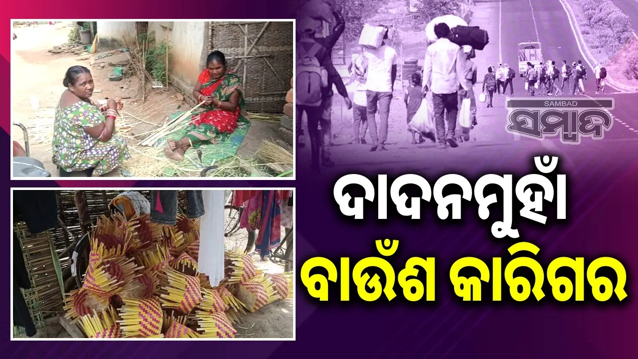  Bamboo artisans are struggling Photograph: (Sambad.in) 