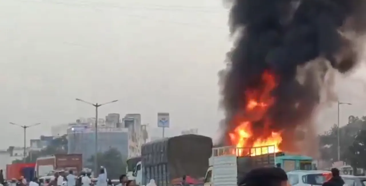  accident in pune Photograph: (social media) 