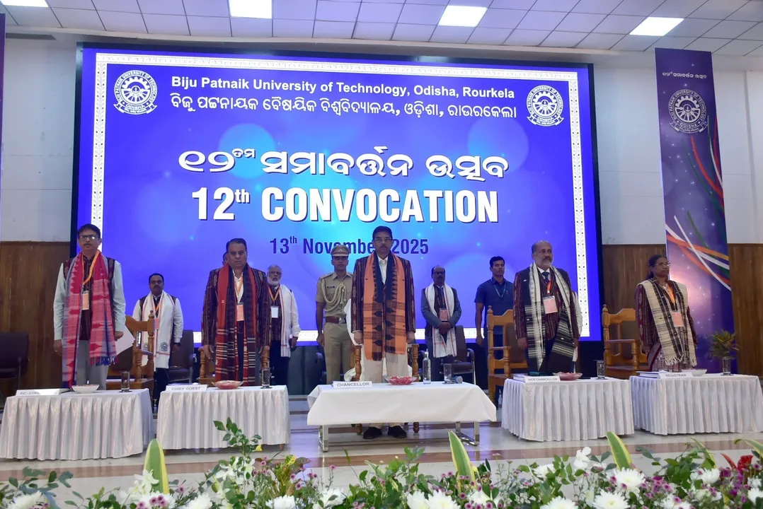  Convocation day of BPUT at Rourkela. Photograph: (sambad.in) 