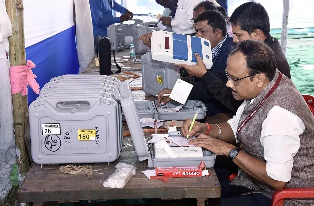  Vote counting Photograph: (Photo-source rediff) 