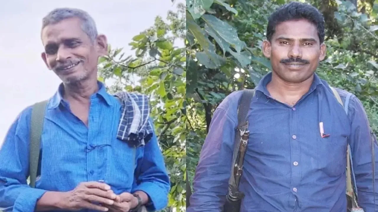  Two  hardcore naxals surrender before police. Photograph: (sambad.in) 