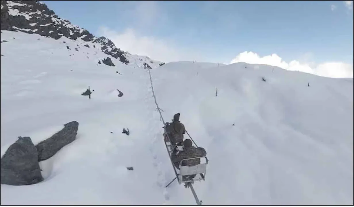  Army deploys monorail: ହିମାଳୟର ୧୬,୦୦୦ ଫୁଟ୍ ଉଚ୍ଚତାରେ ମନୋରେଲ୍ ମୁତୟନ କଲା ସେନା