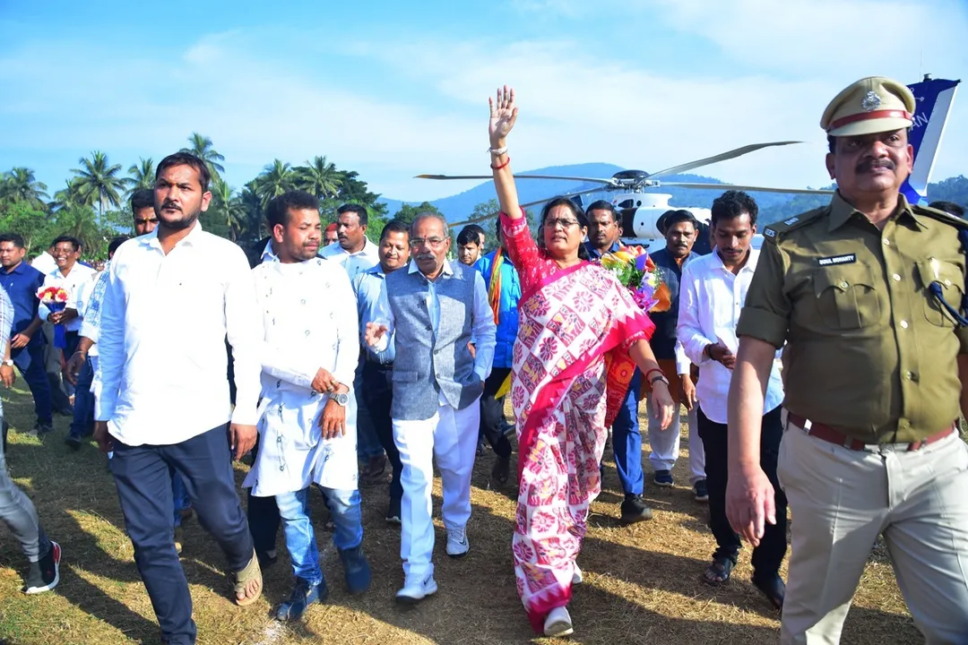  Eco resort inaugurated at Mahendragiri by Deputy CM Pravati Parida on Monday. Photograph: (sambad.in) 