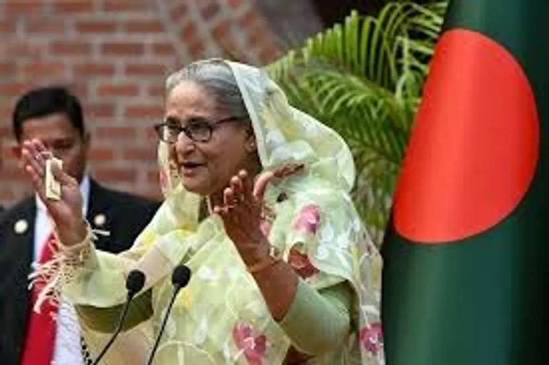  sheikh hasina firstreaction Photograph: (@arabnews.com) 