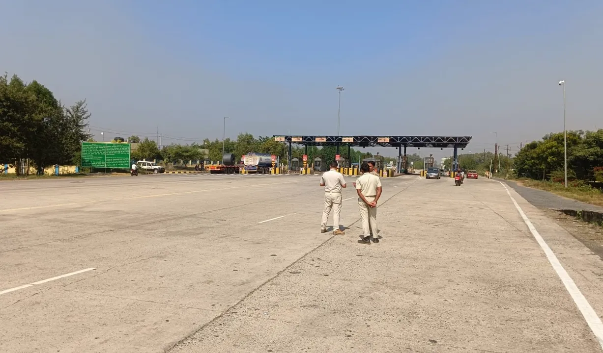  NH 18 at Mayurbhanj district. Photograph: (sambad.in) 