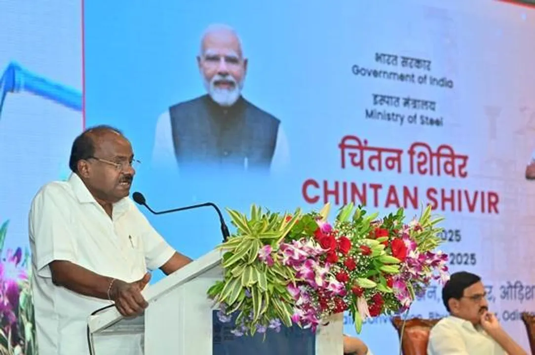  Union Minister HD Kumaraswamy Inaugurated Chintan Shivir in Bhubaneswar. Photo: sambad.in 