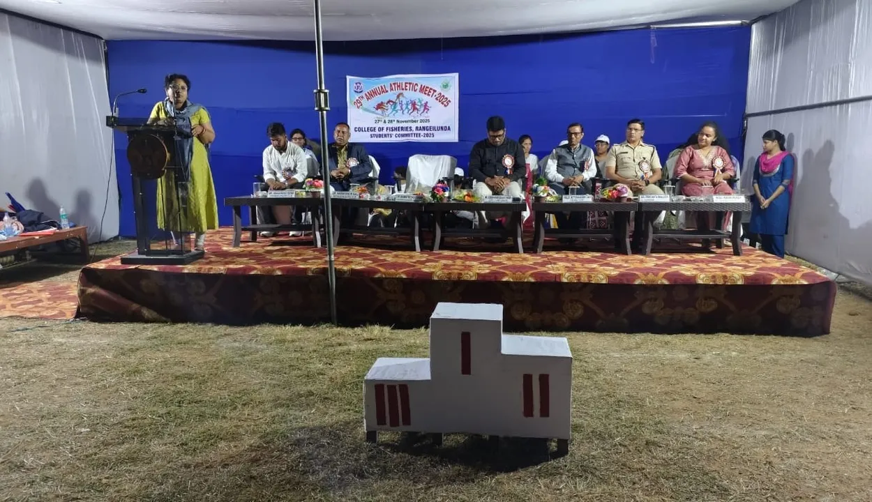  Annual athletics meets at fishery collage. Photograph: (sambad.in) 