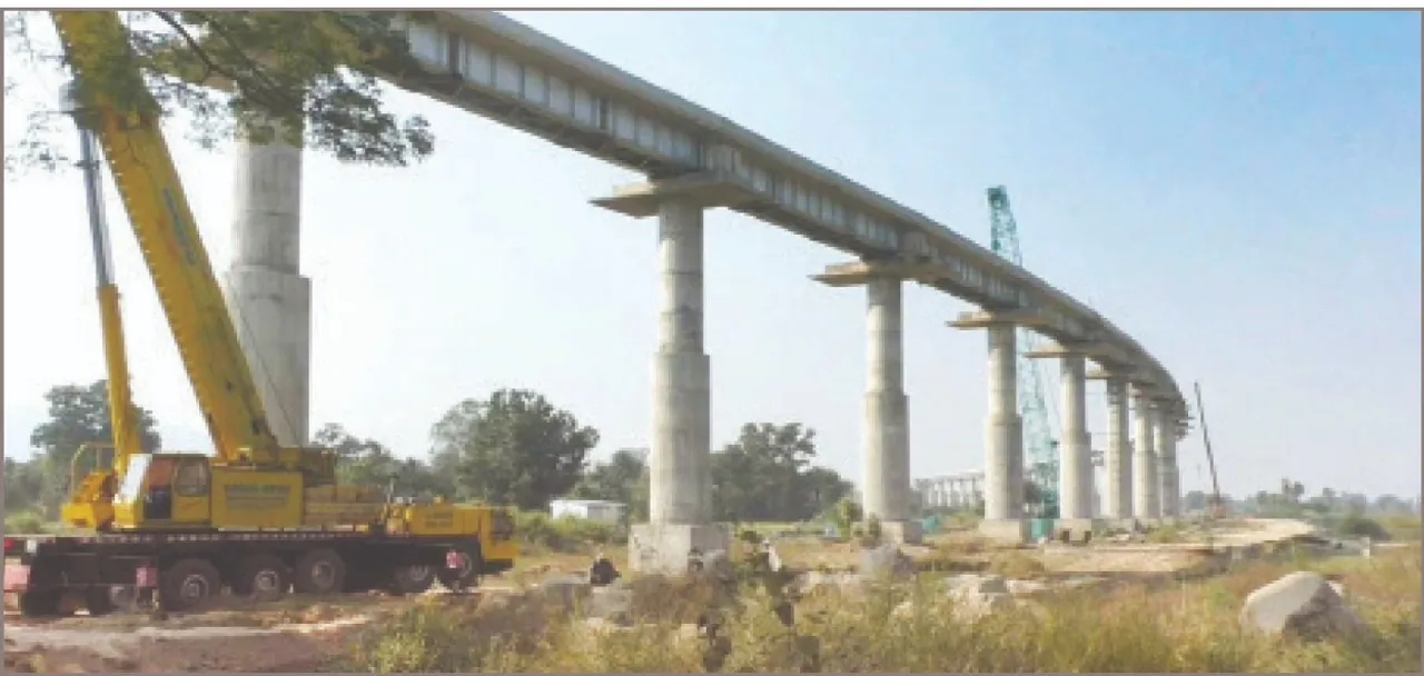  Khurda-Balangir railway line: ଖୋର୍ଦ୍ଧା-ବଲାଙ୍ଗୀର ରେଳପଥ: ୮୦ ଫୁଟ ଉଚ୍ଚରେ ଗଡ଼ିବ ଟ୍ରେନ୍‌