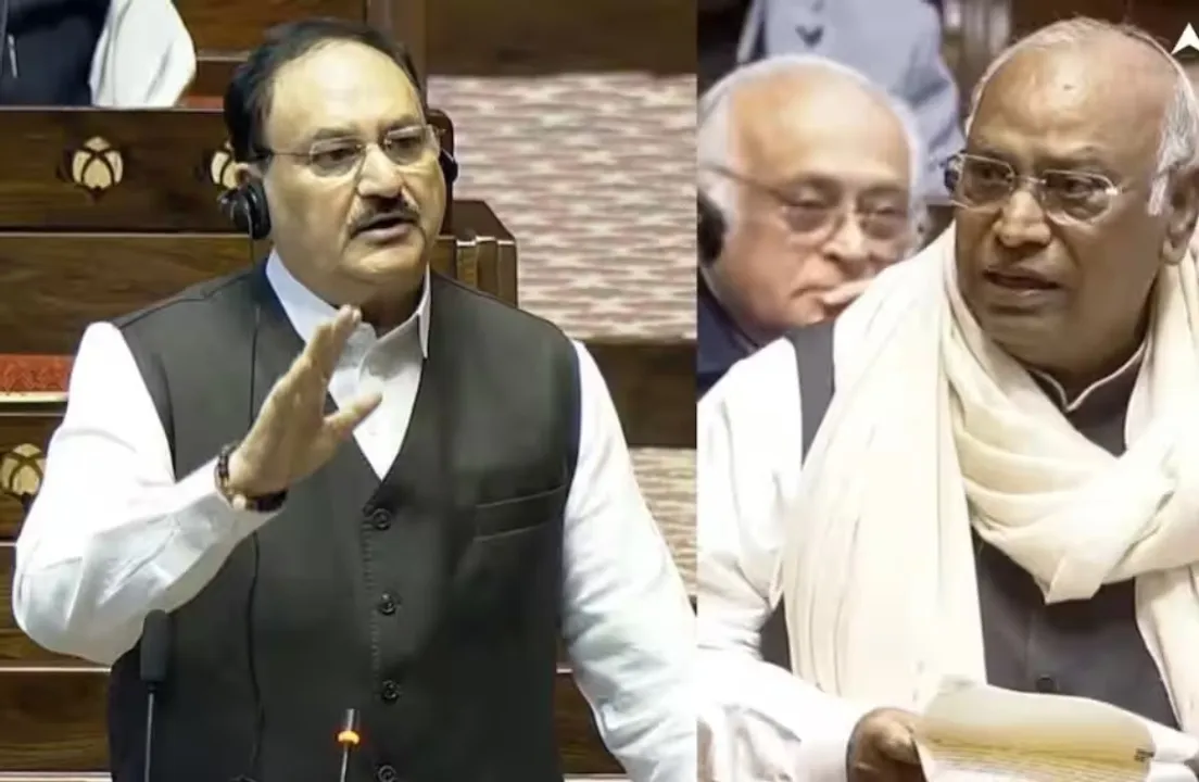  mallikarjun-kharge-vs-jp-nadda-over-jagdeep-dhankhar-resign Photograph: (@ANI) 