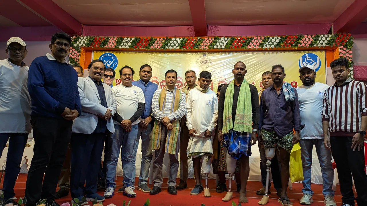  Int'l Day of Persons with Disabilities celebrated. Photograph: (sambad.in) 