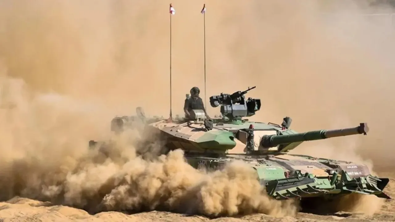  File Photo Tank Practising Photograph: (Photo-Social Media) 