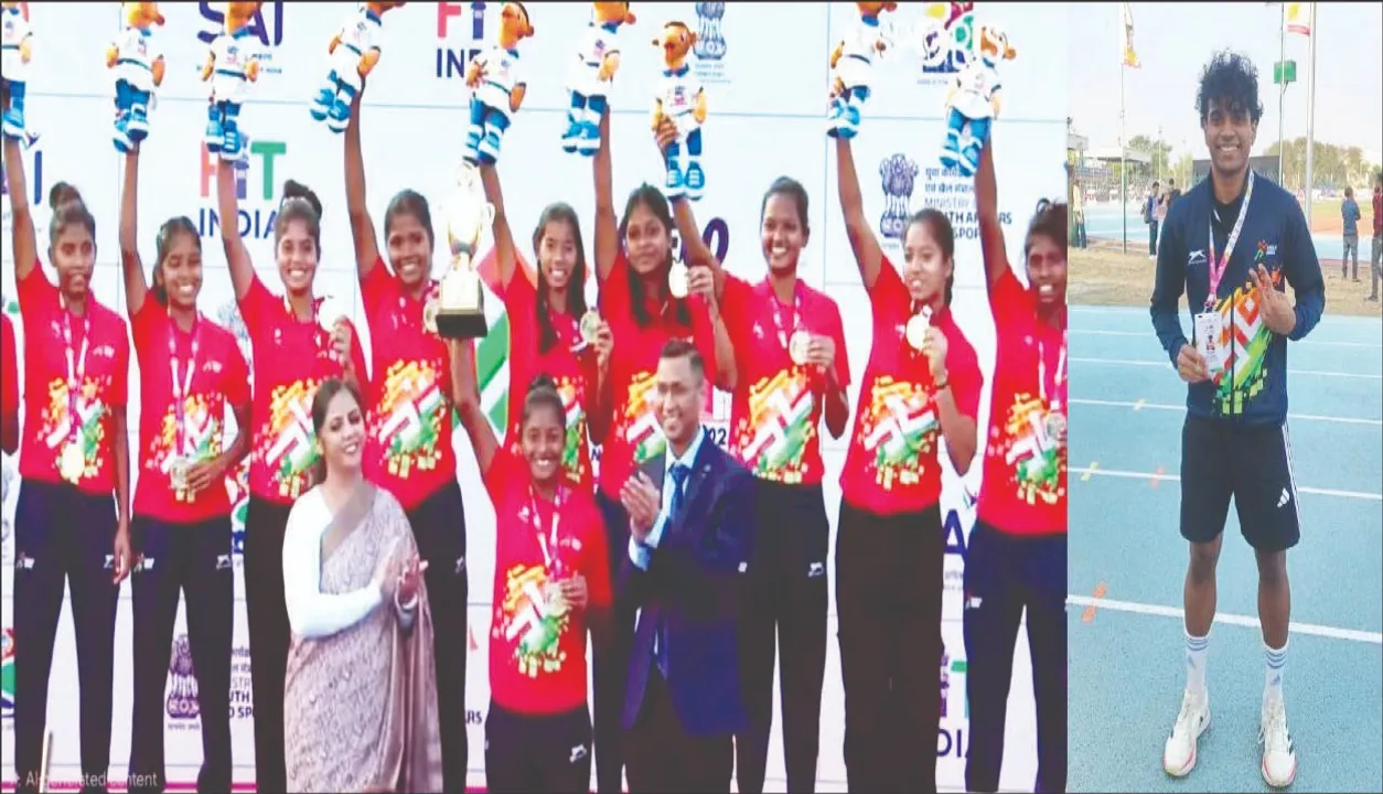  Women's hockey wins gold: ତୃତୀୟ ଦିନ ମହିଳା ହକି ସ୍ବର୍ଣ୍ଣ, ଆଥଲେଟିକ୍ସ ରୌପ୍ୟ: ଓଡ଼ିଶା ଓ ‘କିଟ୍‌’କୁ ରେକର୍ଡ ସ୍ବର୍ଣ୍ଣ