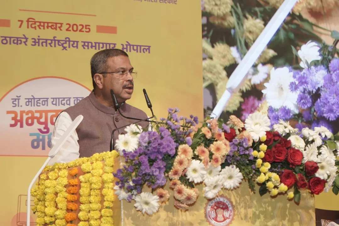  Union Minister Dharmendra Pradhan. Photograph: (sambad.in) 