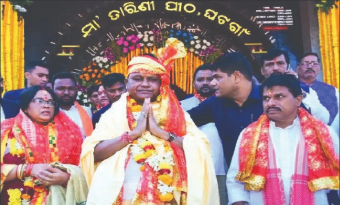  Tarini Peetha to be world-class: ବିଶ୍ବସ୍ତରୀୟ ହେବ ତାରିଣୀ ପୀଠ: ୩୧୨ କୋଟି ପ୍ରକଳ୍ପର ଶିଳାନ୍ୟାସ