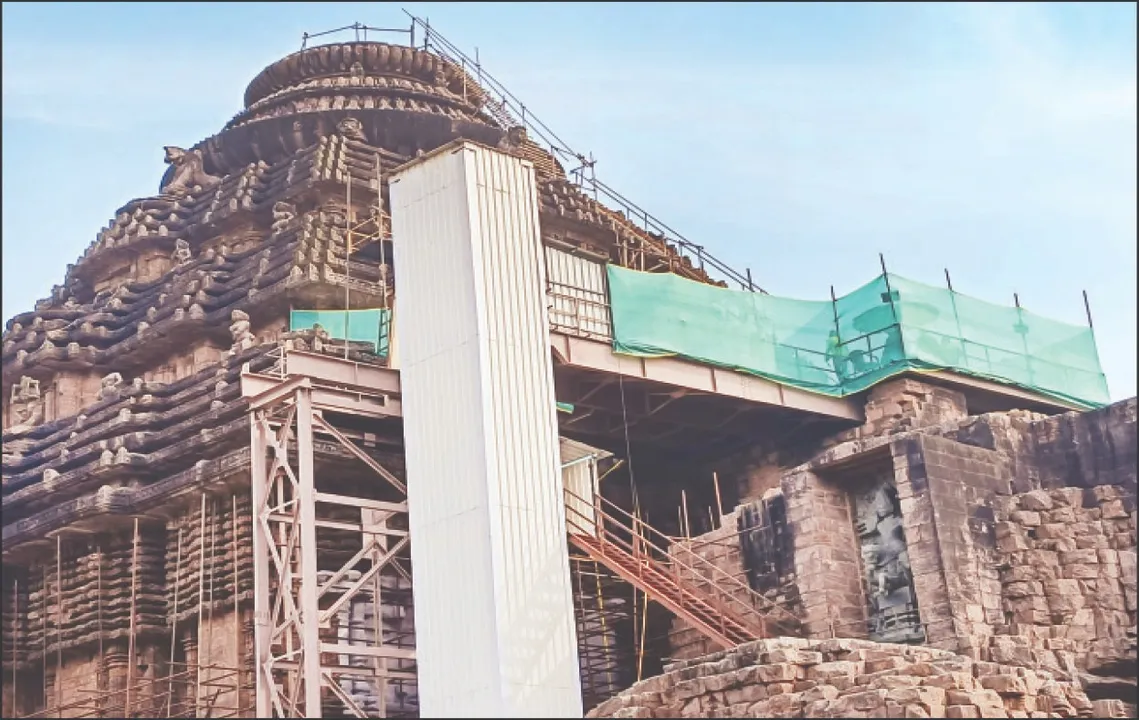  Sun Temple: ସୂର୍ଯ୍ୟମନ୍ଦିର କାନ୍ଥର ଚଉଡ଼ା ୨୬ ଫୁଟ: ଆଇଆଇଟି ମାଡ୍ରାସ ଲ୍ୟାବ୍‌କୁ ଗଲା ବାଲି, ପଥର