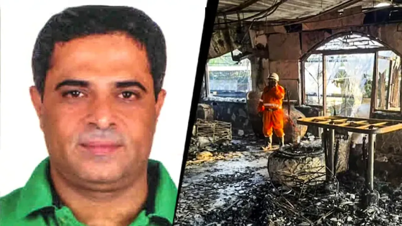  Goa Nightclub Fire Co-Owner Detained Photograph: (sambad.in) 