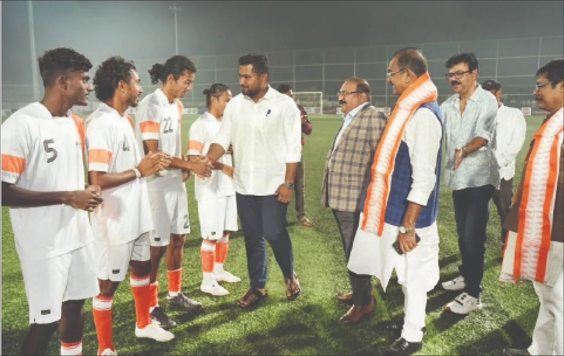  Satyavrat-Tapan Memorial Football: ସତ୍ୟବ୍ରତ-ତପନ ସ୍ମାରକୀ ଫୁଟ୍‌ବଲ୍‌: ଫାଓ ଏକାଦଶ, ସମ୍ବଲପୁର ଏଫ୍‌ଏ ବିଜୟୀ