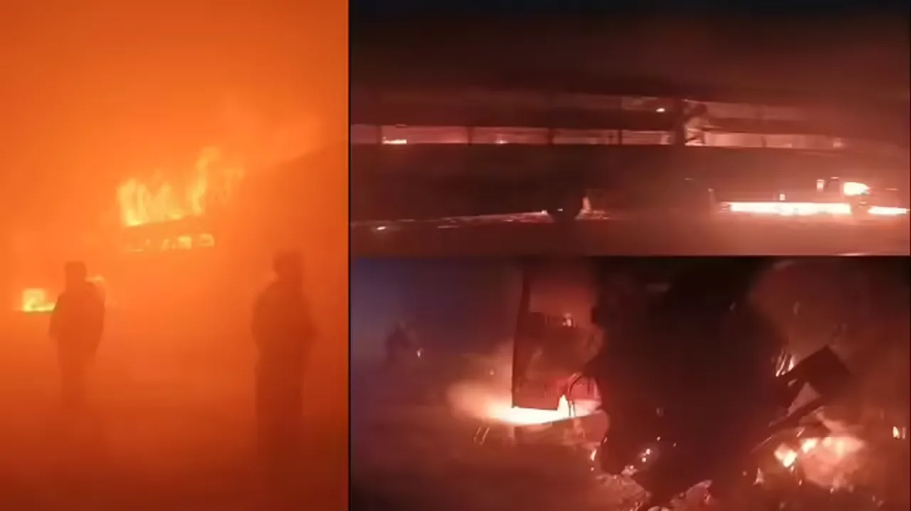  4 death in bus accident Photograph: (navbharattimes.indiatimes.com) 