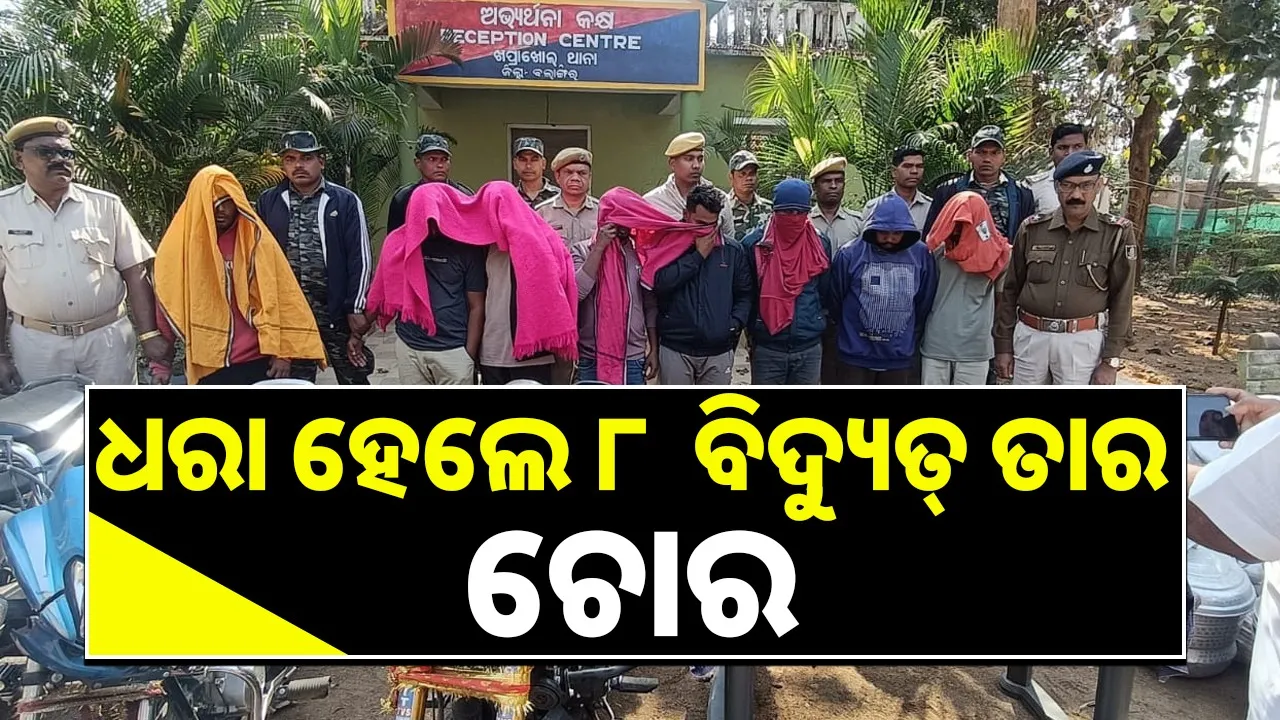  Thieves arrested Photograph: (sambad.in) 