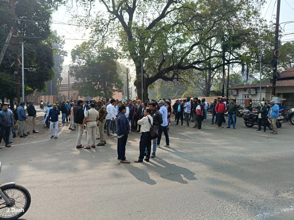  Farmers Strike Sambalpur Photograph: (sambad.in) 