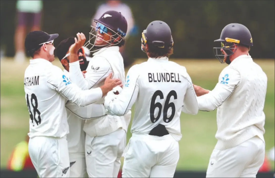  New Zealand won the series 2-0: ନ୍ୟୁଜିଲାଣ୍ଡ ୨-୦ରେ ଶୃଙ୍ଖଳା ଜିତିଲା: ତୃତୀୟ ଟେଷ୍ଟକୁ ୩୨୩ ରନ୍‌ରେ ହାରିଲା ଇଣ୍ଡିଜ୍