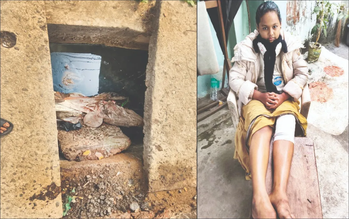  Outrage over broken slab: ଭଙ୍ଗା ସ୍ଲାବ୍‌କୁ ନେଇ ଉତ୍ତେଜନା: ବିପଜ୍ଜନକ ଡ୍ରେନ୍‌ରେ ଗଳିପଡ଼ିଲେ ଛାତ୍ରୀ