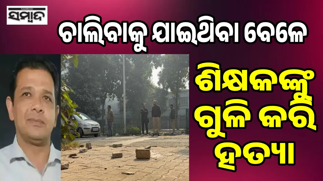  AMU Teacher Killed Photograph: (sambad.in) 