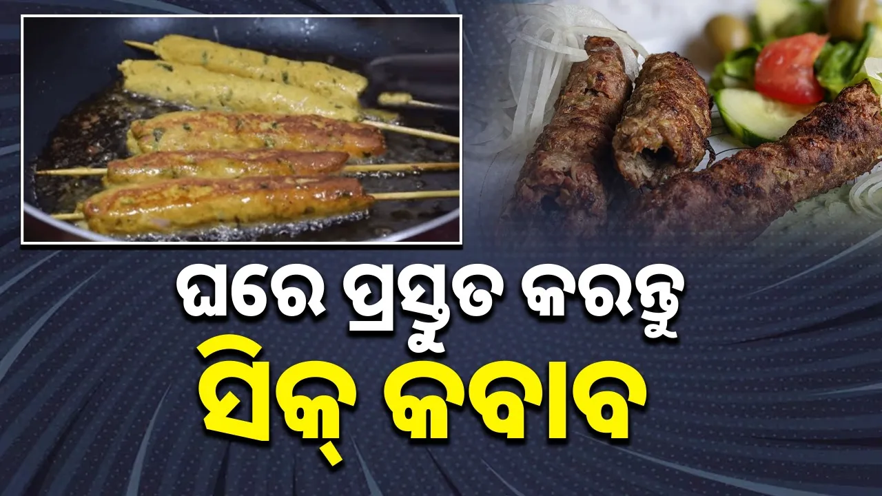  chicken seekh kabab recipe Photograph: (@sambad.in) 
