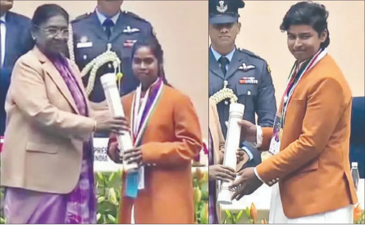  Bal Shakti Puraskar: ଜ୍ୟୋତ୍ସ୍ନା ଓ ବୈଭବଙ୍କୁ ପ୍ରଧାନମନ୍ତ୍ରୀ ରାଷ୍ଟ୍ରୀୟ ବାଲ୍‍ ପୁରସ୍କାର