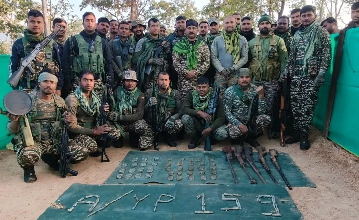  Mao dump recovered from Chhattisgarh. Photograph: (sambad.in) 