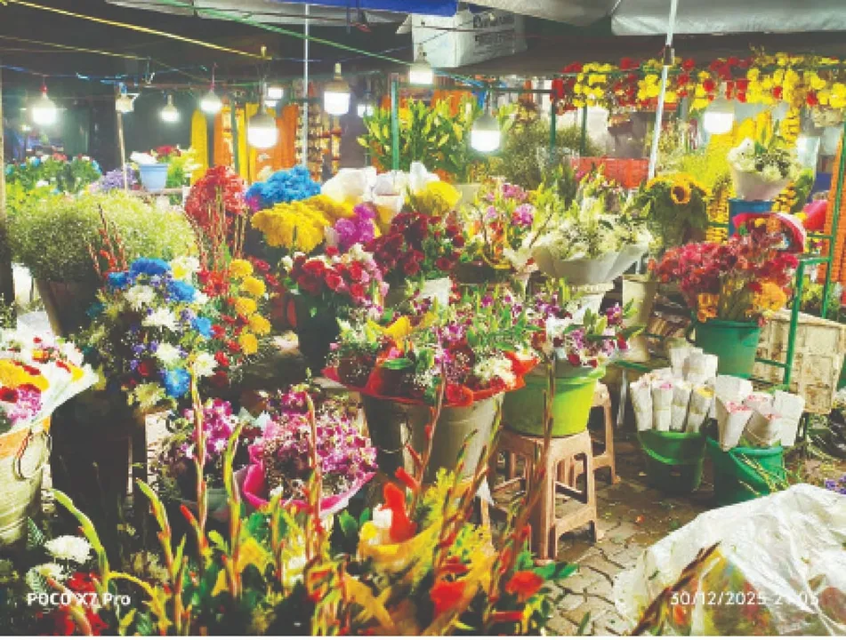  The flower : ନୂଆବର୍ଷରେ ହସୁଛି ଫୁଲବଜାର