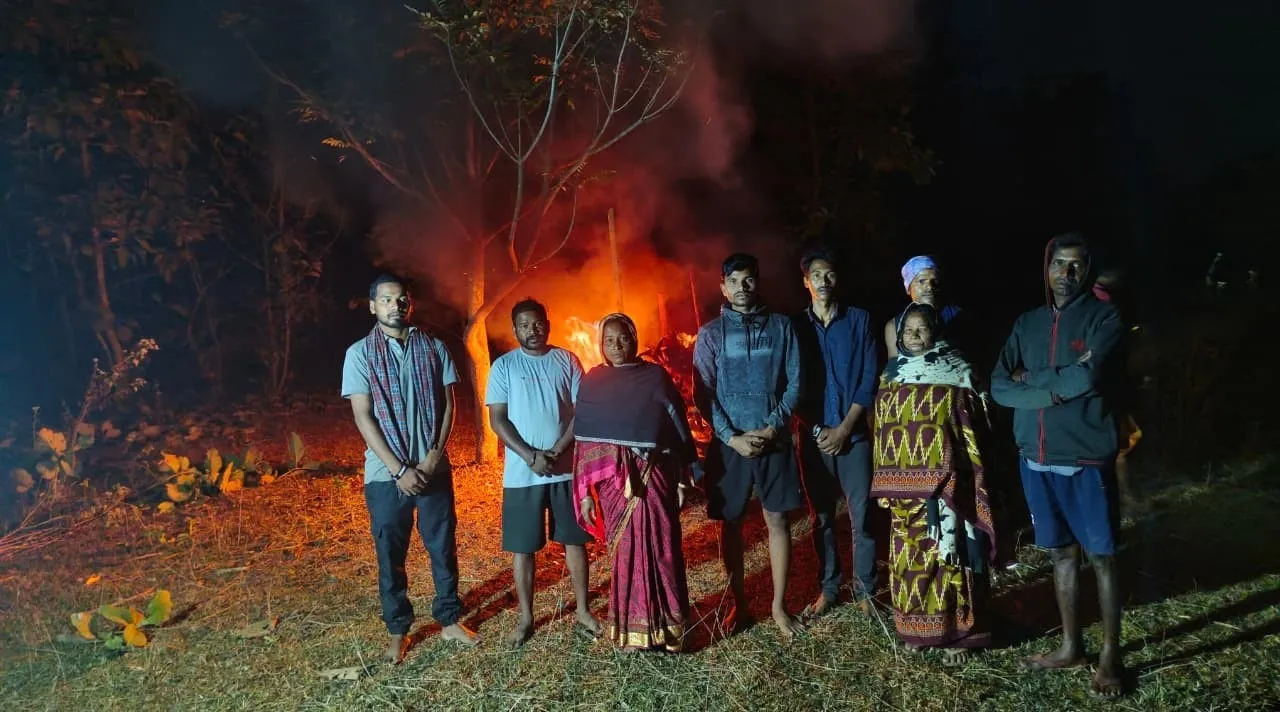  Step mother cremated step son dead body. 