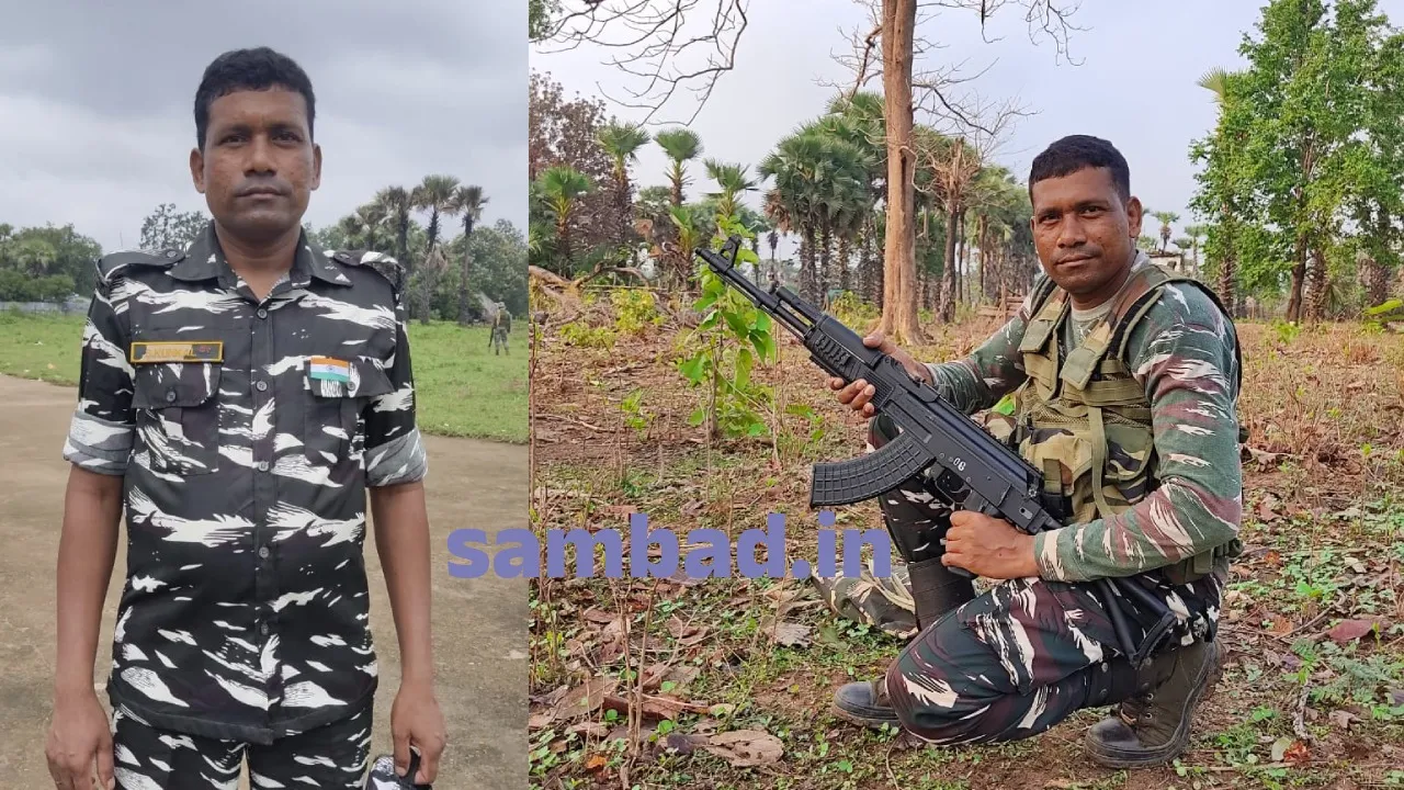  CRPF jawan no more. Photograph: (sambad.in) 