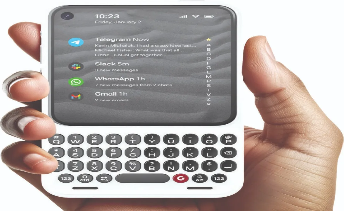  Gadget in Focus: Smartphone with keyboard: ଫୋକସ୍‌ରେ ଗ୍ୟାଜେଟ୍: କିବୋର୍ଡ ସହ ସ୍ମାର୍ଟଫୋନ୍