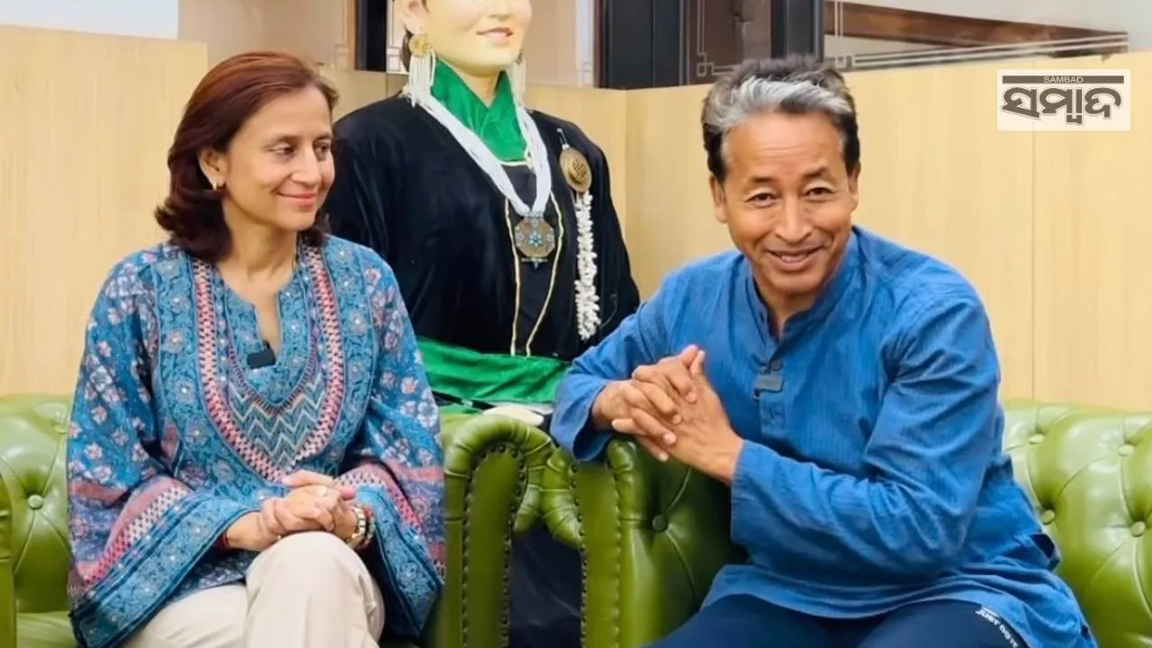  Sonam Wangchuk's Wife Photograph: (sambad.in) 