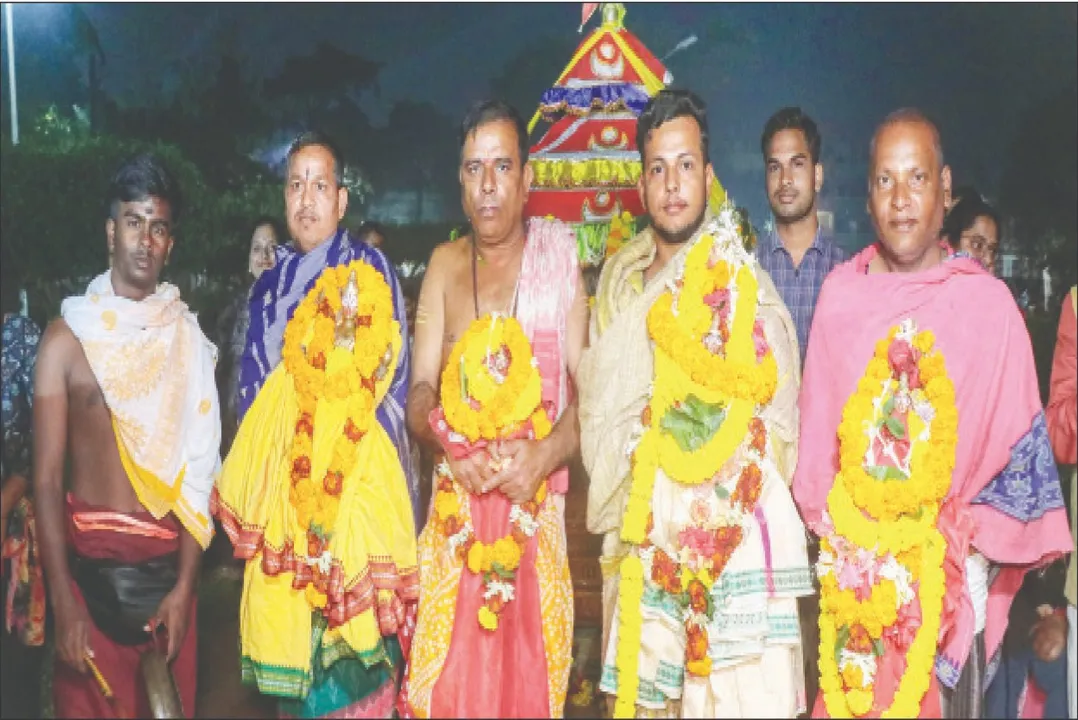  The Rukuna Rath yatra: ଆସିଲା ରୁକୁଣା ରଥ ମାପ: ଲିଙ୍ଗରାଜ ଓ ଭାସ୍କରେଶ୍ବରଙ୍କ ଭେଟ ଆଳତି