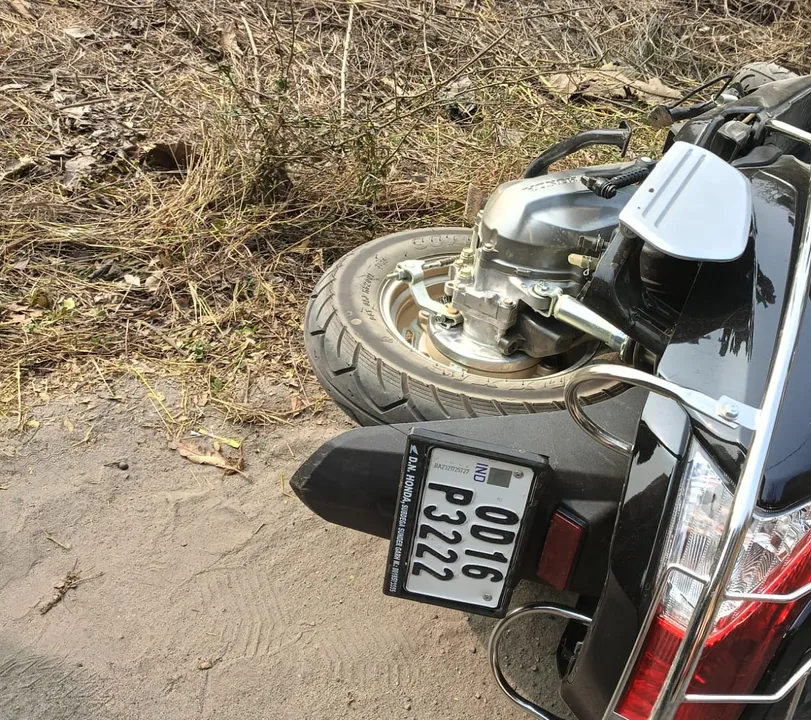  young man dies in accident at balisankara Photograph: (SAMBAD.IN) 