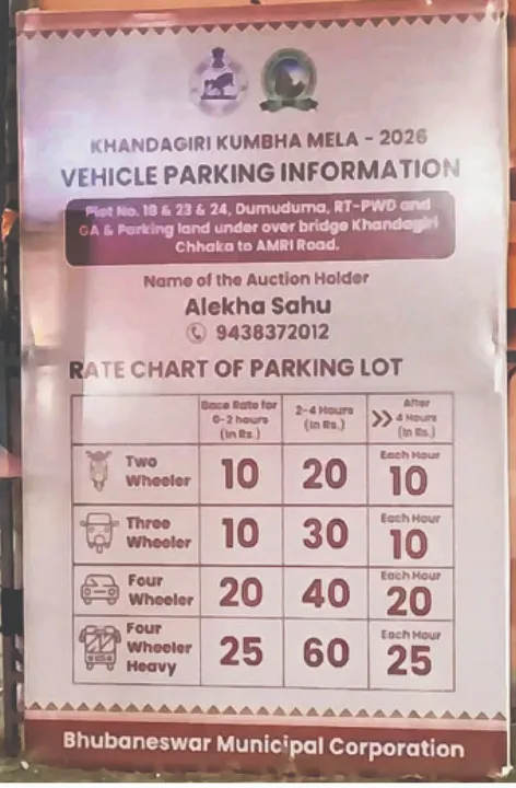  Parking exploitation: ମେଳା ଆରମ୍ଭରୁ ପାର୍କିଂ ଶୋଷଣ