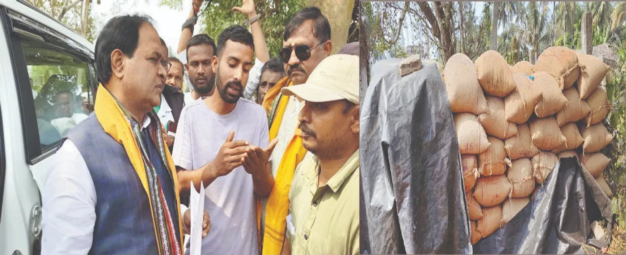  Rice: ମଣ୍ଡିରୁ ଉଠୁନି ଧାନ, ମିଲର୍‌ଙ୍କ ମନମାନି: ରାସ୍ତାରେ ଯୋଗାଣ ମନ୍ତ୍ରୀଙ୍କୁ ଅଟକାଇଲେ ଚାଷୀ