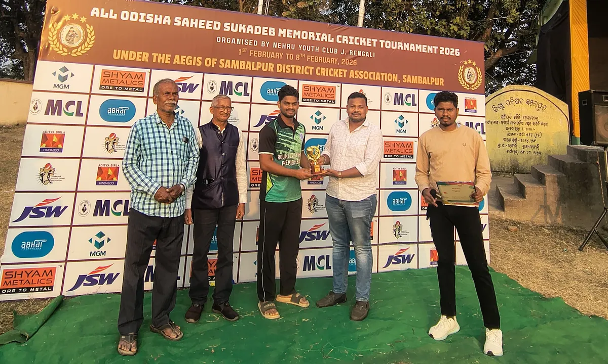  Cricket: ବୌଦ୍ଧକୁ ହରାଇ ସେମିରେ ସୁନ୍ଦରଗଡ଼; ଉମେଶ ଗୌତମଙ୍କୁ ମ୍ୟାନ୍‌ ଅଫ ଦି ମ୍ୟାଚ୍‌ ପୁରସ୍କାର