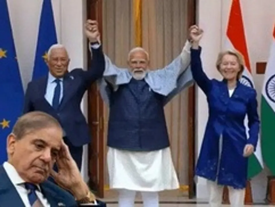  India EU Agreement Photograph: (sambad.in) 