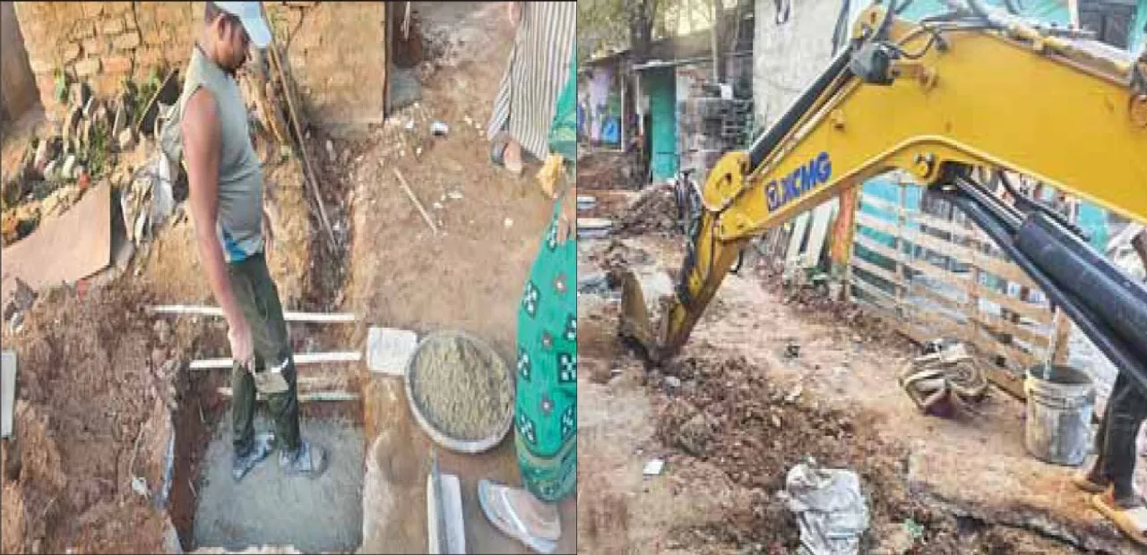  Sewerage work before demolition: ବସ୍ତି ଉଚ୍ଛେଦ ପୂର୍ବରୁ ସ୍ବେରେଜ୍‌ କାମ: ଚନ୍ଦ୍ରଶେଖରପୁରରେ ଘର ମିଳୁଥିବାରୁ ଉଠିଯିବେ ବସ୍ତିବାସିନ୍ଦା