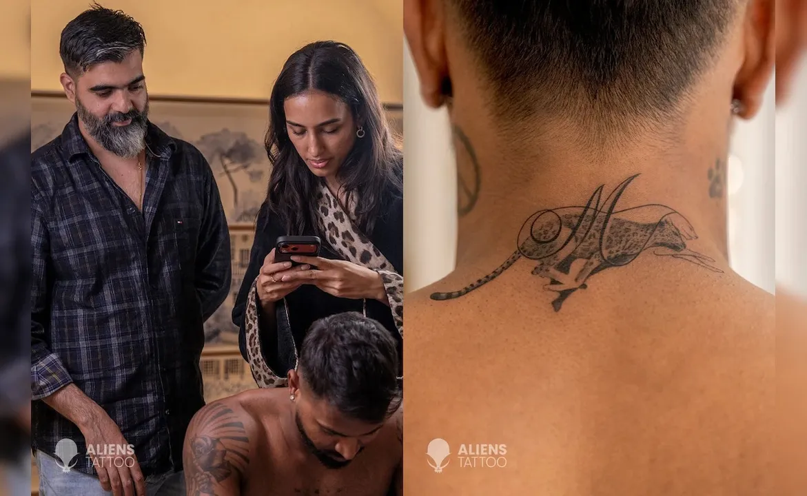  Hardik's tattoo gift to his girlfriend: ପ୍ରେମିକାଙ୍କୁ ହାର୍ଦିକଙ୍କ ଟାଟୁ ଉପହାର