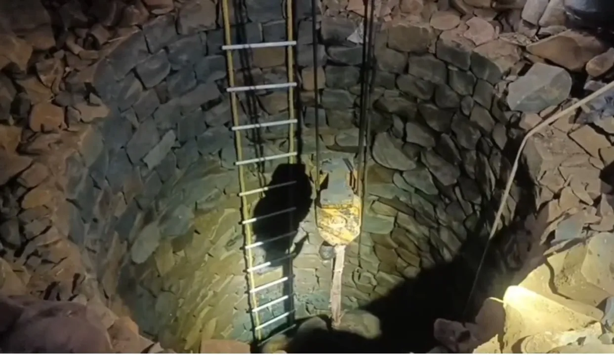  baby elephant fell into a well, death Photograph: (Sambad.in) 