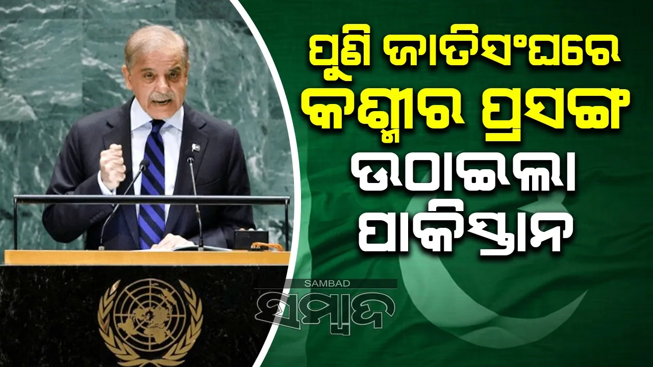  ପୁଣି ଜାତିସଂଘରେ କଶ୍ମୀର ପ୍ରସଙ୍ଗ ଉଠାଇଲା ପାକିସ୍ତାନ