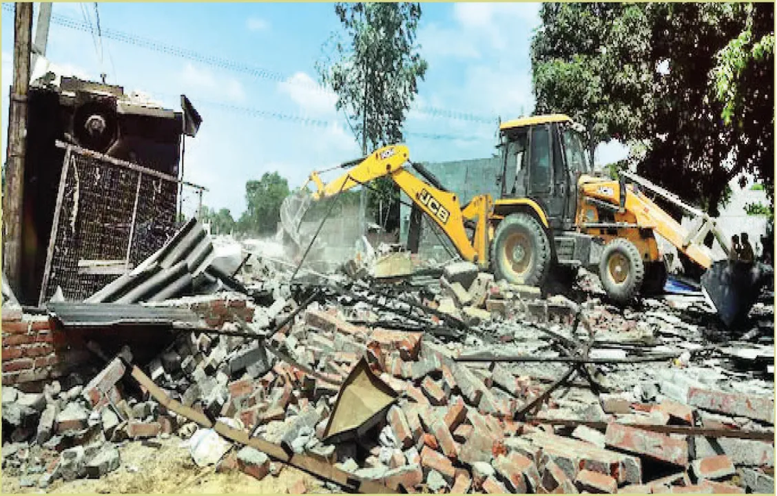  ବୁଲ୍‌ଡୋଜର କାର୍ଯ୍ୟାନୁଷ୍ଠାନ ଉପରେ ରୋକ୍‌ ଲଗାଇଲେ ସୁପ୍ରିମ୍‌କୋର୍ଟ