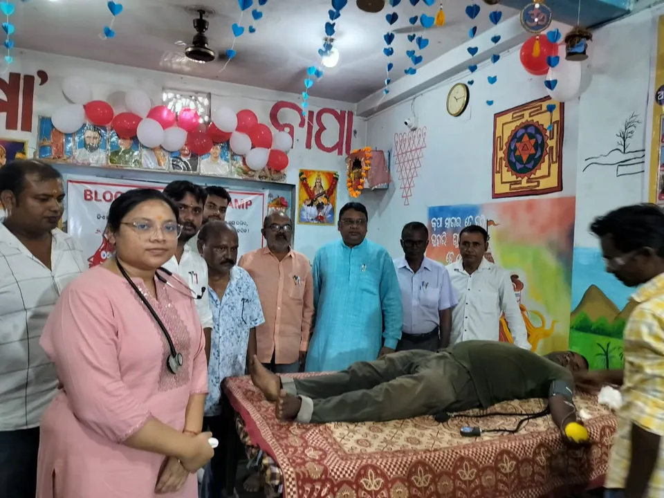  ଶିବିରରୁ ୫୮ ୟୁନିଟ୍‌ ରକ୍ତ ସଂଗୃହୀତ