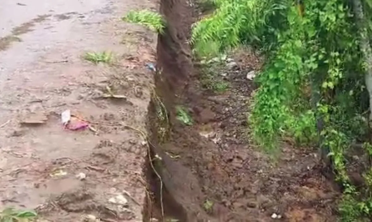  ଲଗାଣ ବର୍ଷା: ଦବିଲା ୫ ଶହ ମିଟର କଂକ୍ରିଟ ରାସ୍ତା